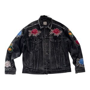 LEVI's  X FURST OF A KIND Embroidery Vintage  Denim‎ Jacket